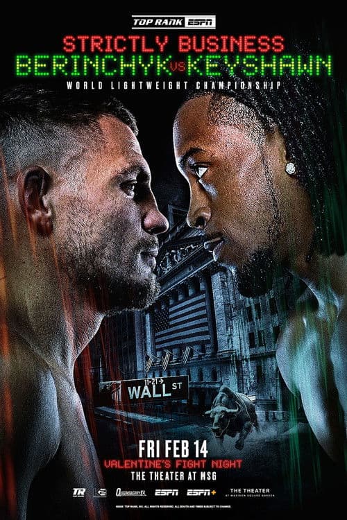 Denys Berinchyk vs. Keyshawn Davis poster