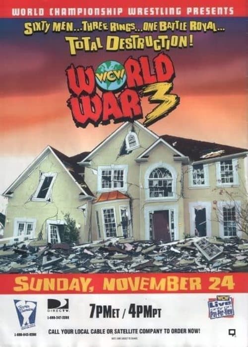 WCW World War 3 1996 poster
