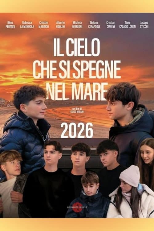 Il cielo che si spegne nel mare poster