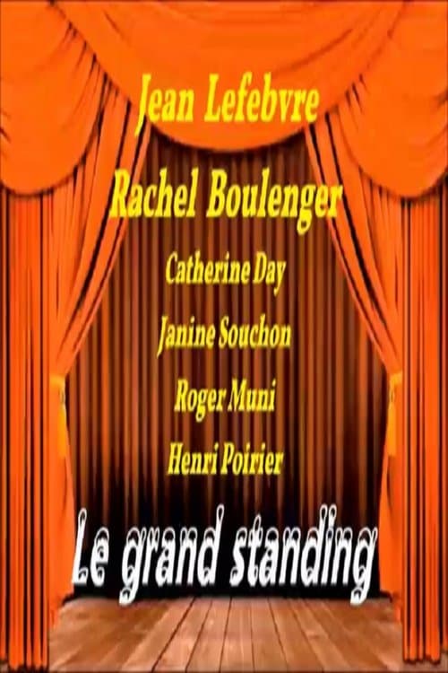 Le grand standing poster