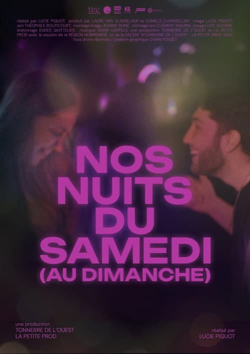 Nos nuits du samedi (au dimanche) poster