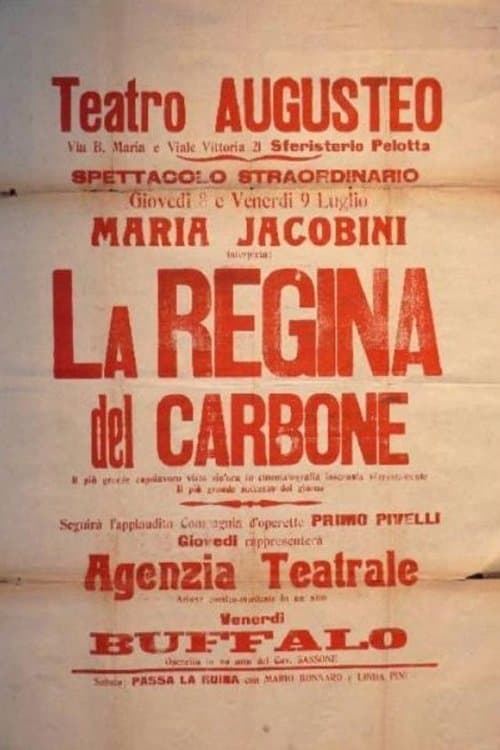 La regina del carbone poster