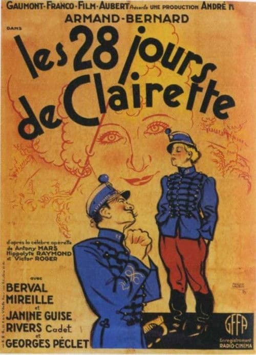 Les 28 jours de Clairette poster