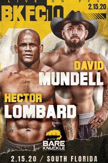 Bare Knuckle Fighting Championship 10 poster