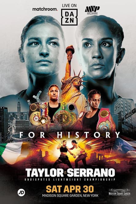 Katie Taylor vs. Amanda Serrano poster