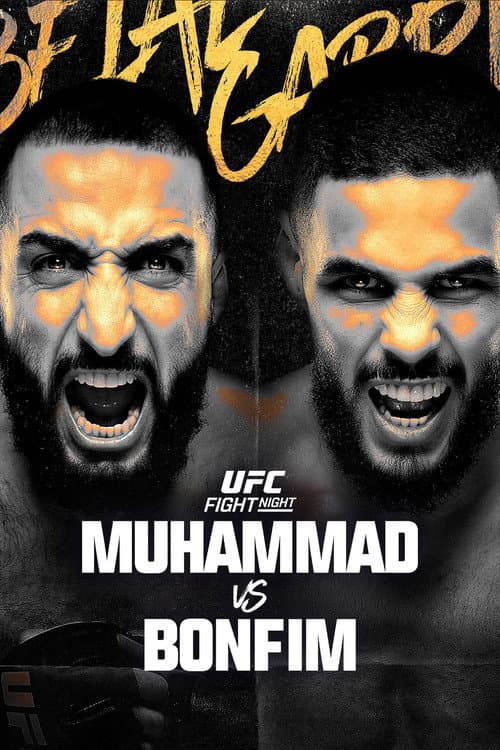 UFC Fight Night 278: Muhammad vs. Bonfim poster