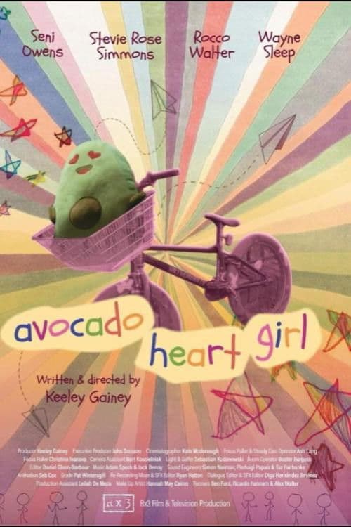 Avocado Heart Girl poster