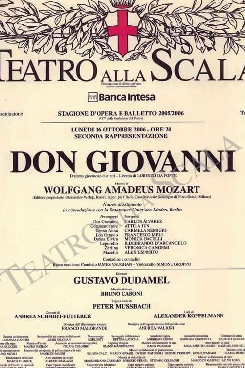Mozart: Don Giovanni - Teatro alla Scala poster