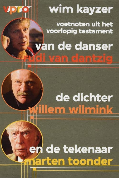 Voetnoten uit het voorlopig Testament poster