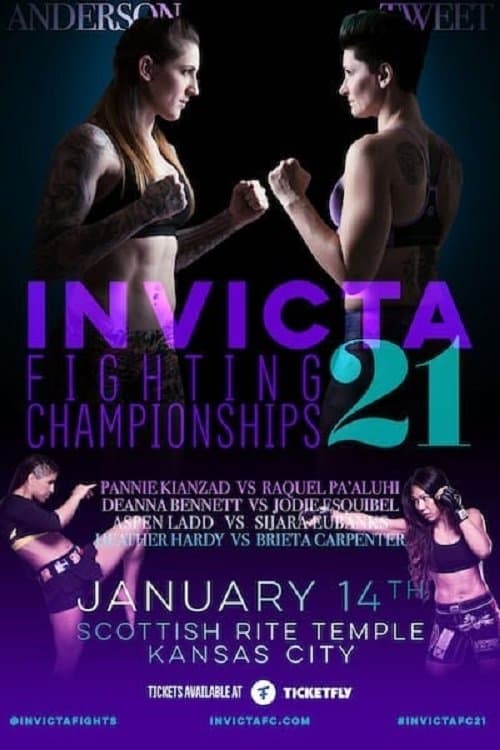Invicta FC 21: Anderson vs. Tweet poster