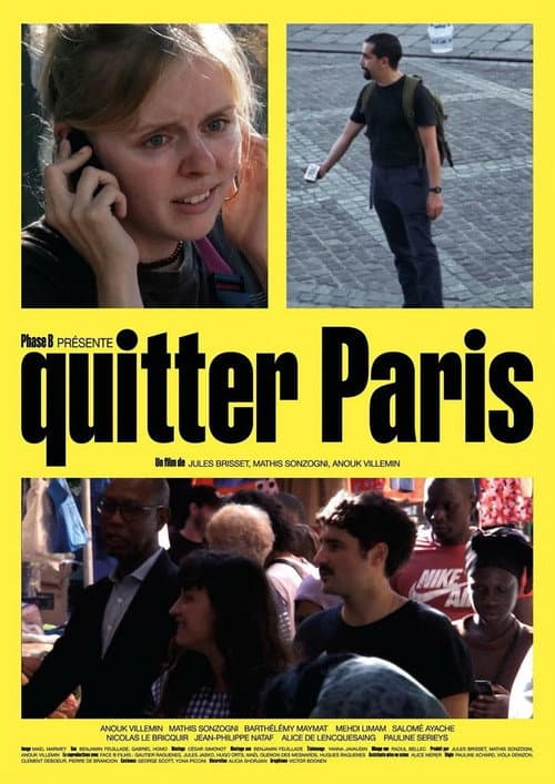 Quitter Paris poster