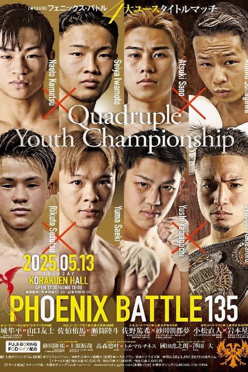 FUJI BOXING PHOENIX BATTLE 135 poster