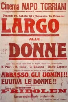 Largo alle donne! poster