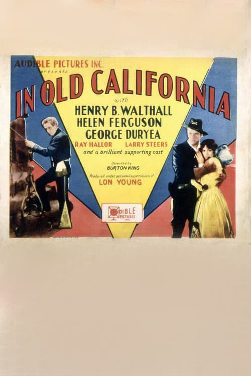In Old California poster