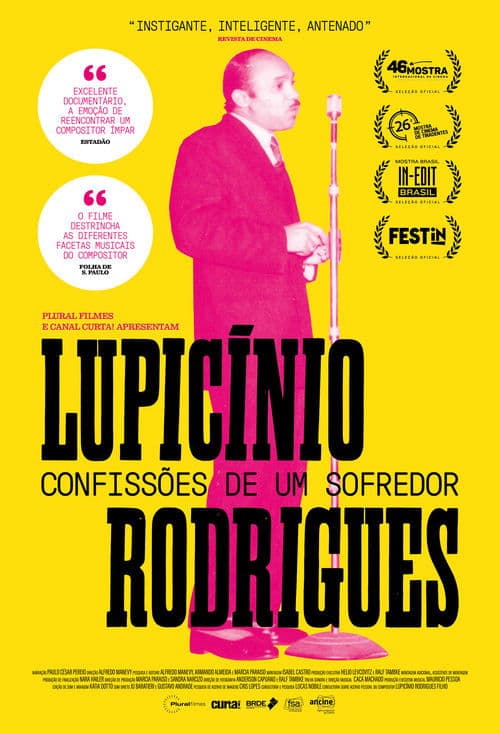 Lupicínio Rodrigues, Confessions of a Sufferer poster
