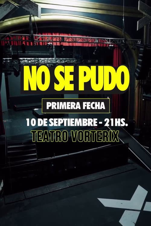 No Se Pudo: Primera fecha poster