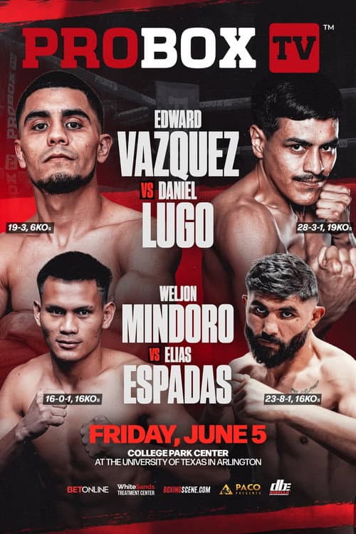 Edward Vazquez vs. Daniel Lugo poster