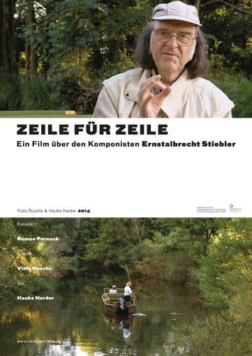 Line by Line - a film on the composer Ernstalbrecht Stiebler poster