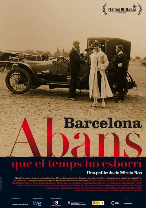 Barcelona, abans que el temps ho esborri poster