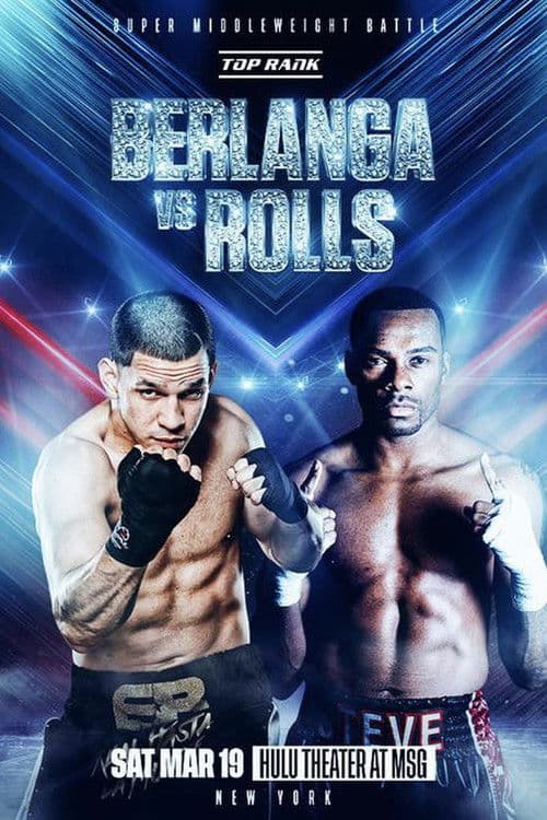 Edgar Berlanga vs. Steve Rolls poster