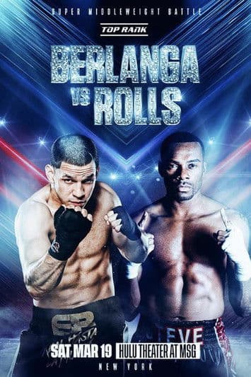 Edgar Berlanga vs. Steve Rolls poster