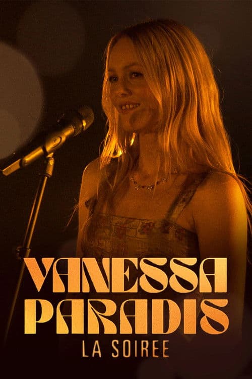 Vanessa Paradis, la soirée poster