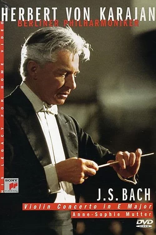 Karajan: Bach: Violin Concerto No. 2: New Year's Eve Concert 1984 poster