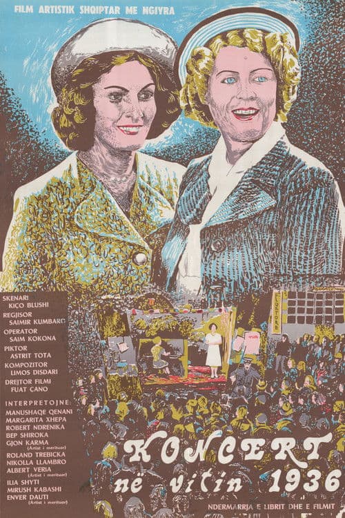 Concert of 1936 poster