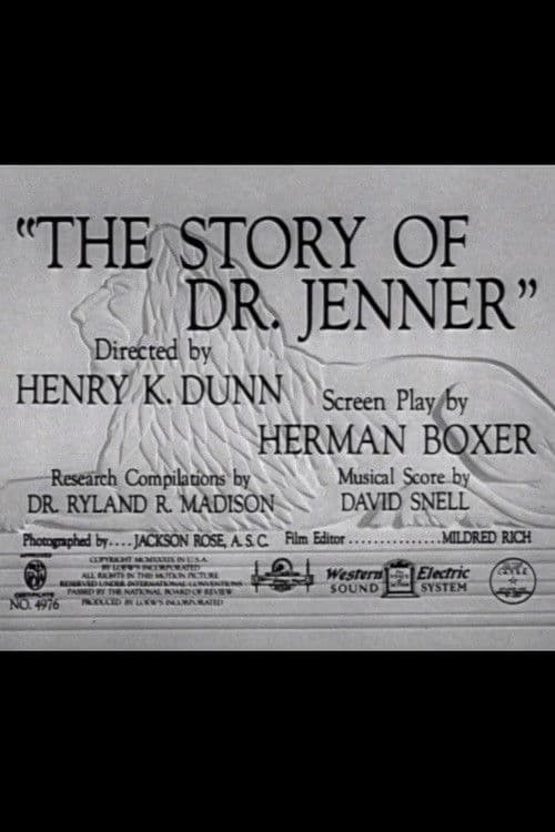 The Story of Dr. Jenner poster