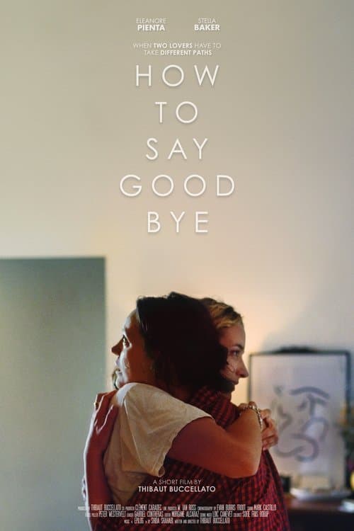 How to Say Goodbye poster