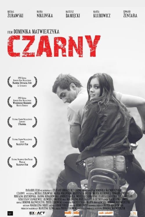Czarny poster