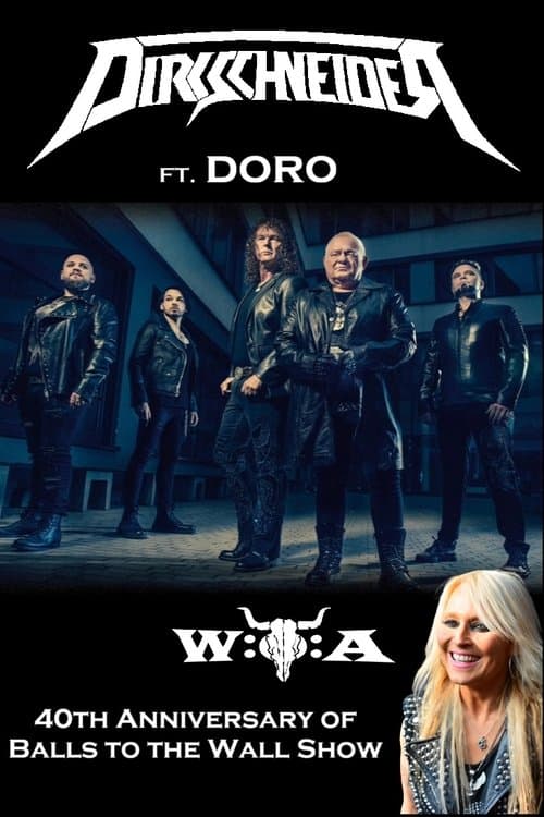 Dirkschneider: 40th Anniversary of Balls to the Wall Show - W:O:A 2025 poster