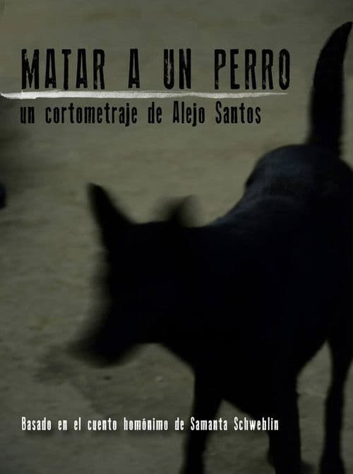 Matar a un perro poster