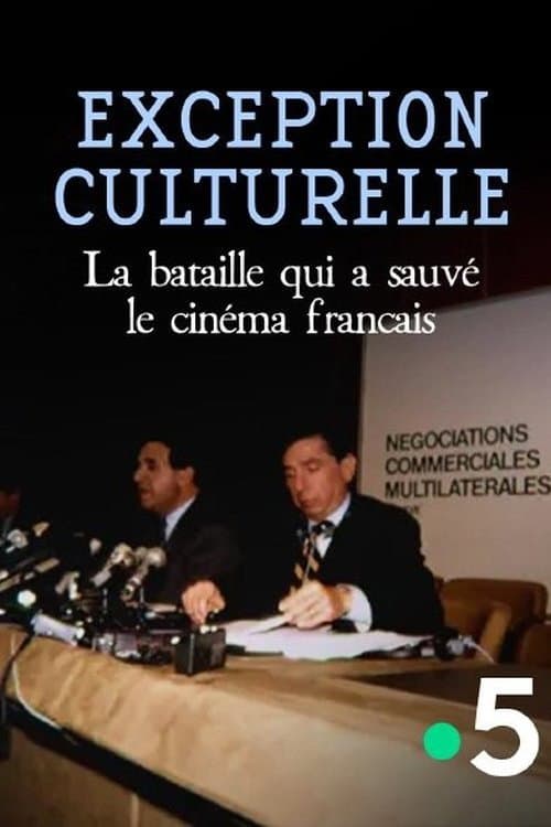 Exception culturelle, la bataille qui a sauvé le cinéma français poster
