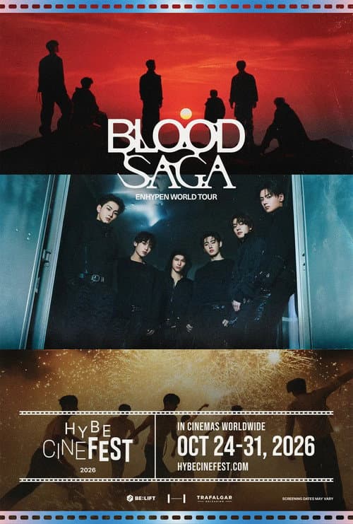 ENHYPEN WORLD TOUR 'BLOOD SAGA' poster