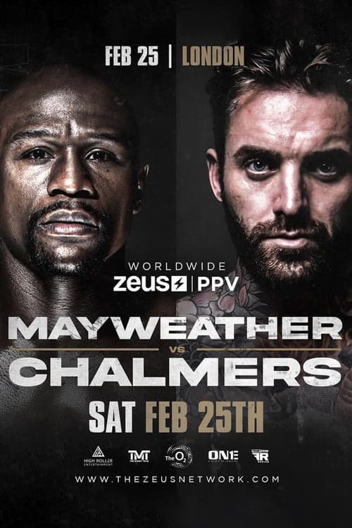 Floyd Mayweather Jr. vs. Aaron Chalmers poster