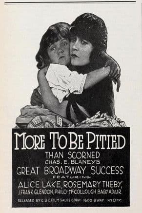 More to Be Pitied Than Scorned poster