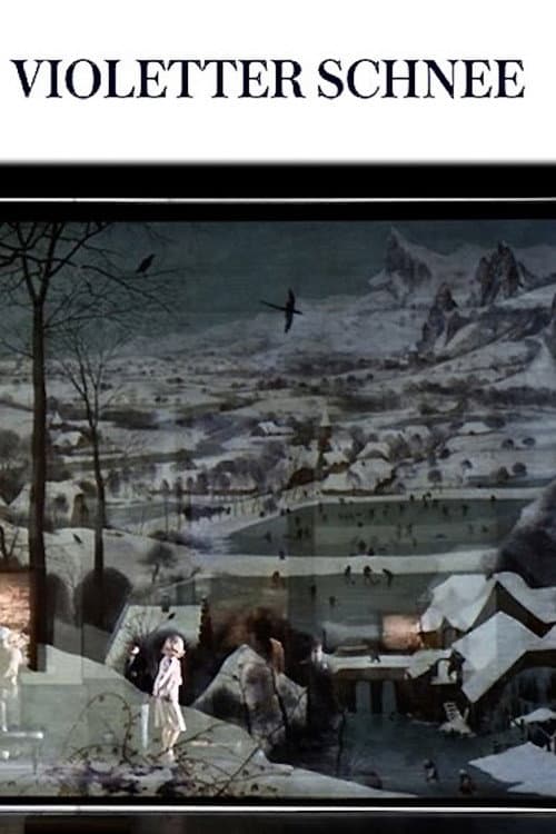Violetter Schnee - Staatsoper Berlin poster