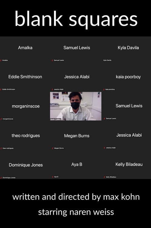 blank squares poster