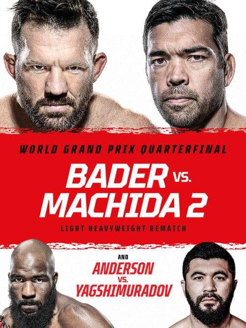 Bellator 256: Bader vs. Machida 2 poster