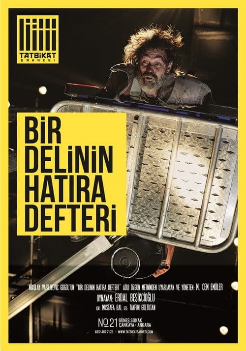 Bir Delinin Hatıra Defteri - Erdal Beşikçioğlu poster