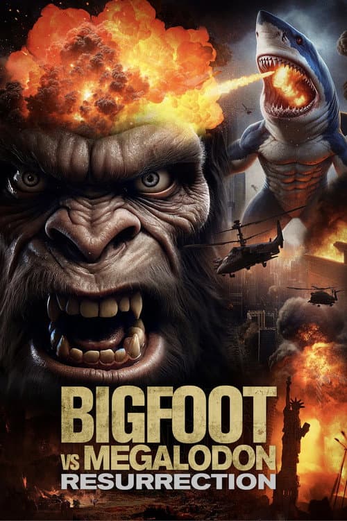 Bigfoot vs Megalodon: Resurrection poster