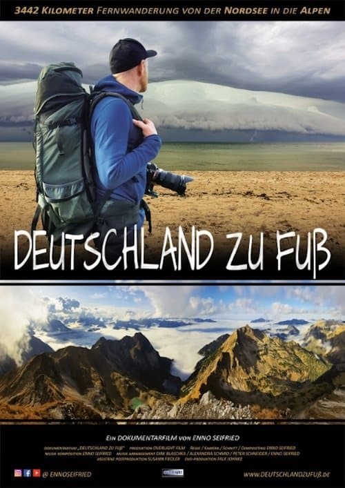 Deutschland zu Fuß - 3442 KM von der Nordsee in die Alpen poster