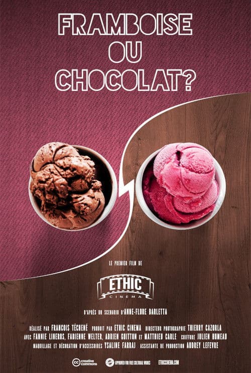 Raspberry or Chocolate poster