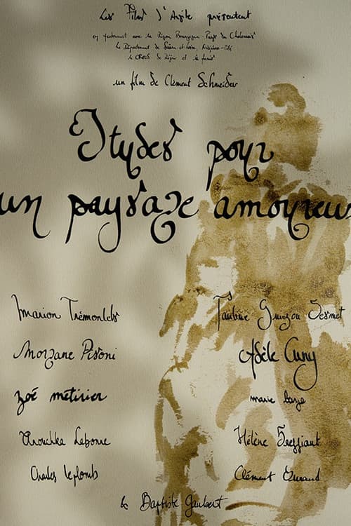 Etudes pour un paysage amoureux poster