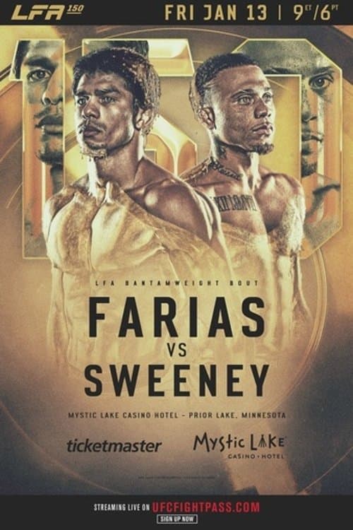 LFA 150: Farias vs. Sweeney poster