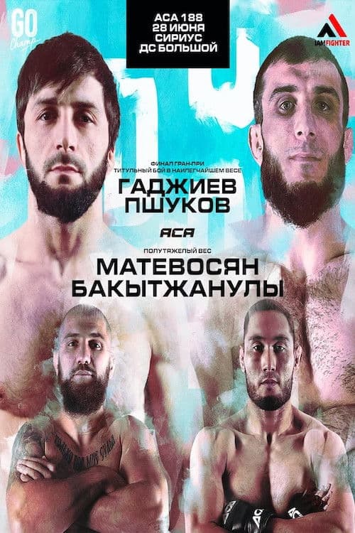 ACA 188: Gadzhiev vs. Pshukov poster