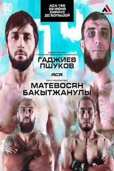 ACA 188: Gadzhiev vs. Pshukov poster