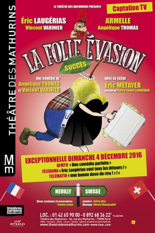 La folle évasion poster