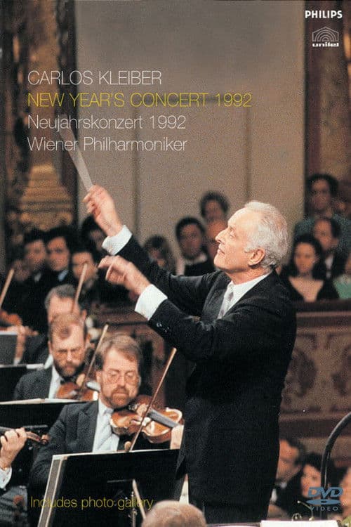 Carlos Kleiber New Year’s Concert 1992 poster